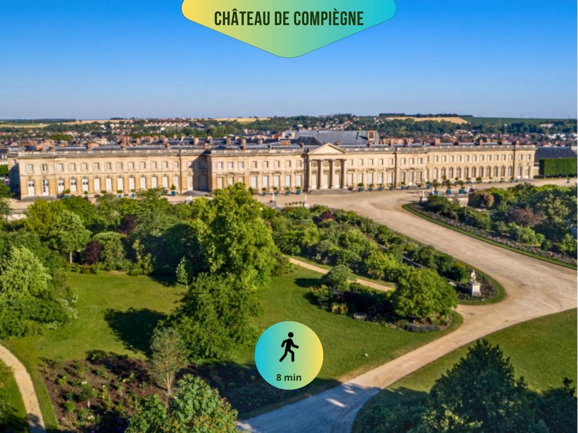 Le Corneille - Ideal Pros & Couples - Centre Historique - Chateau 5Min - Gare 10Min - Au Calme - Fibre Компьень Экстерьер фото